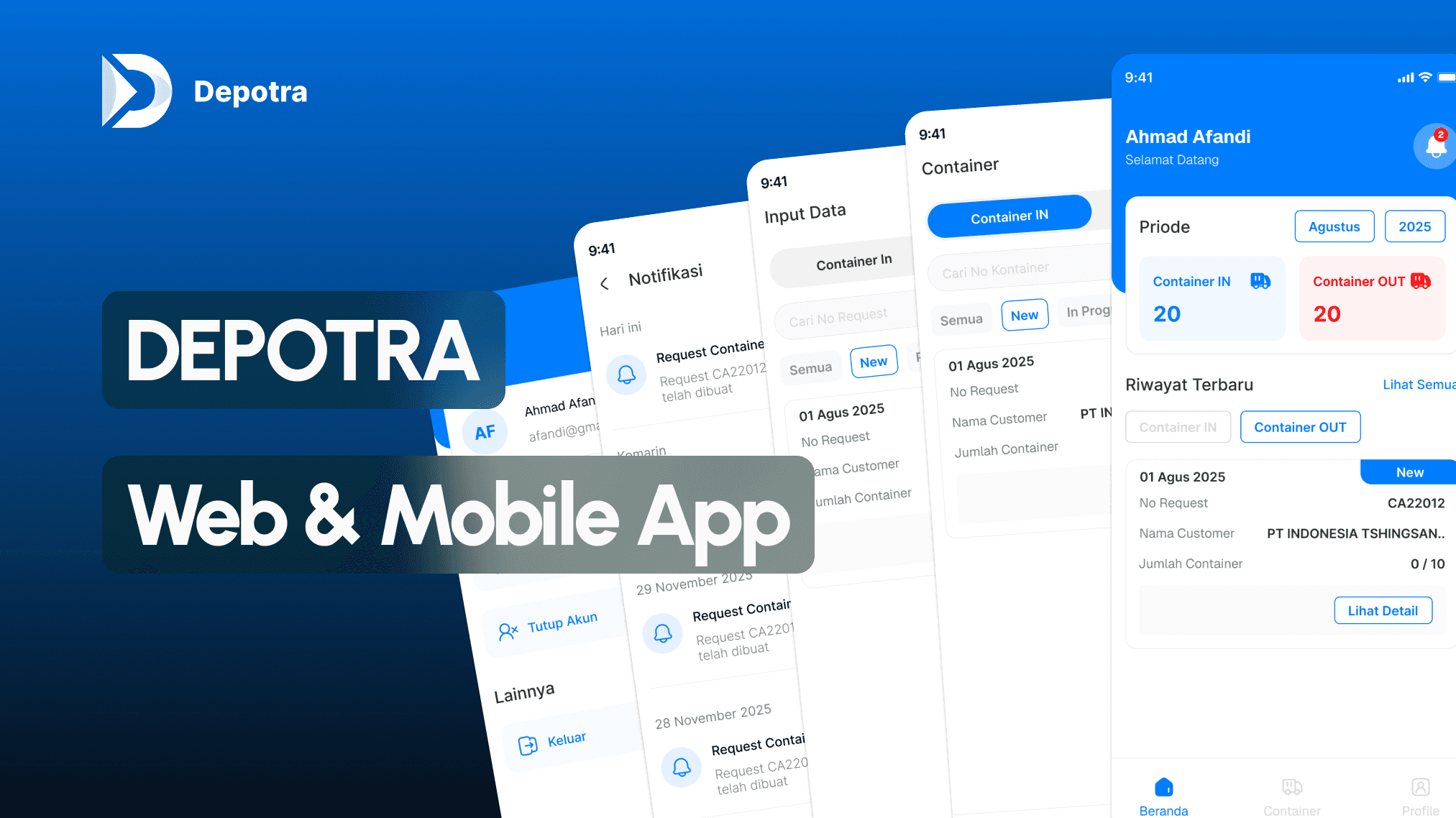 Depotra  (Integrated Logistics & Warehouse Management System)